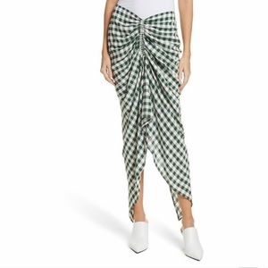 Joseph gingham skirt